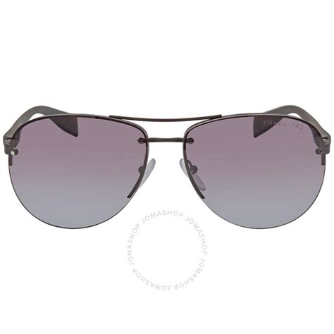 Prada Unisex Black Cat Eye Sunglasses PS 56MS 